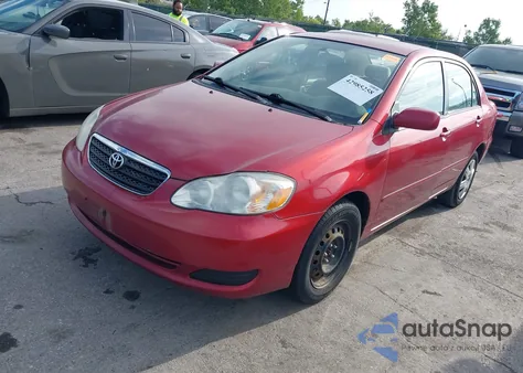 2008 Toyota Corolla Le из США, поврежденный, VIN 2T1BR32E58C904520